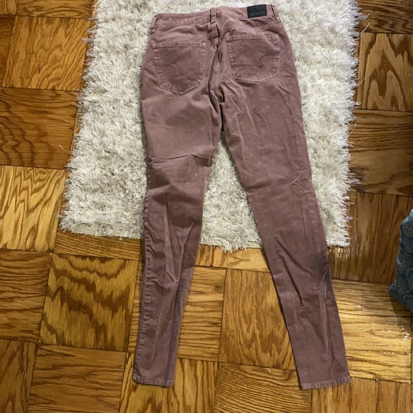 Blush pink corduroy jeans - Picture 2 of 2